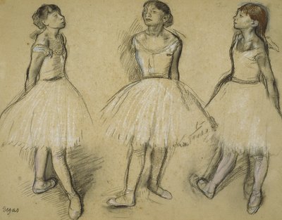 1879-80年，第四位舞蹈家的三项研究 作者 埃德加·德加
