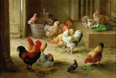 农庄场景 作者 Edgar Hunt