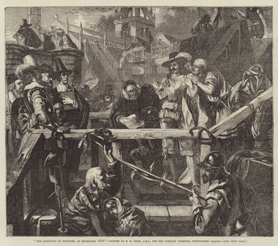 执行蒙特罗斯，于1650年在爱丁堡 作者 埃德加·梅尔维尔·沃德