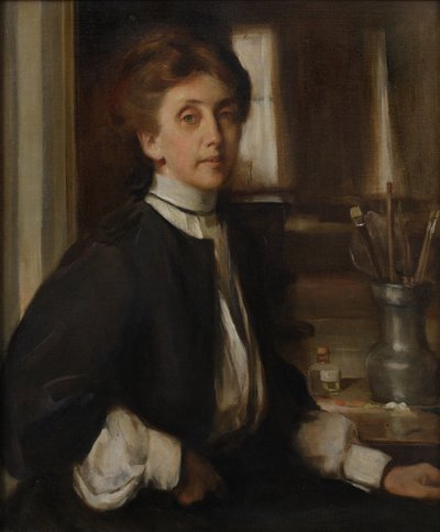 自画像，1909年 作者 Edith Mitchill Prellwitz