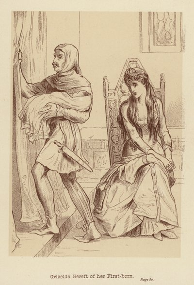 失去长子的格瑞瑟达（石版画） 作者 