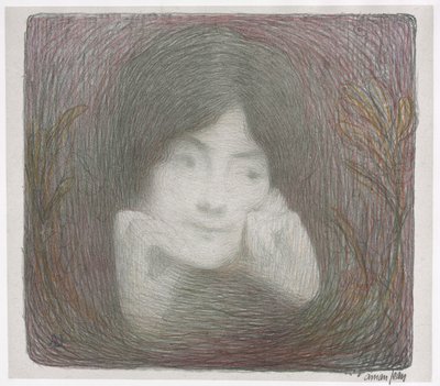Vollard画廊的版画专辑：Mlle。Mornéode laComédie-Française，1897年。 作者 埃德蒙·弗朗索瓦·阿曼·让