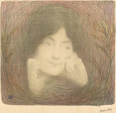 法兰西喜剧院的莫雷诺女士，1897年。 作者 埃德蒙·弗朗索瓦·阿曼·让