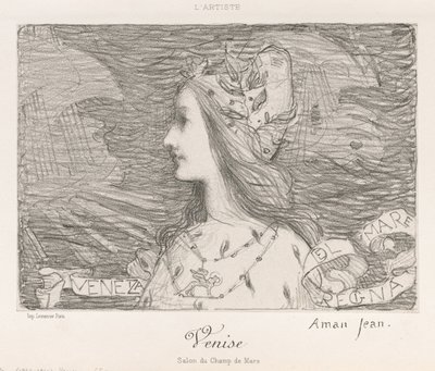 威尼斯，1892年。 作者 埃德蒙·弗朗索瓦·阿曼·让