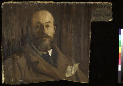 保罗-阿尔伯特-贝斯纳尔肖像（片段），约 1896 年（油画） 作者 埃德蒙·简（Edmond Jean）
