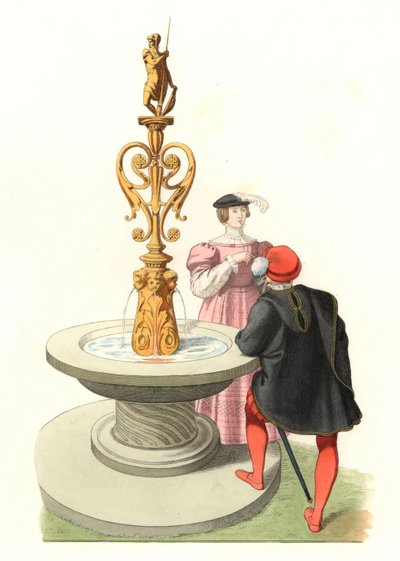 绅士和淑女，英国贵族 作者 Edmond Lechevallier-Chevignard
