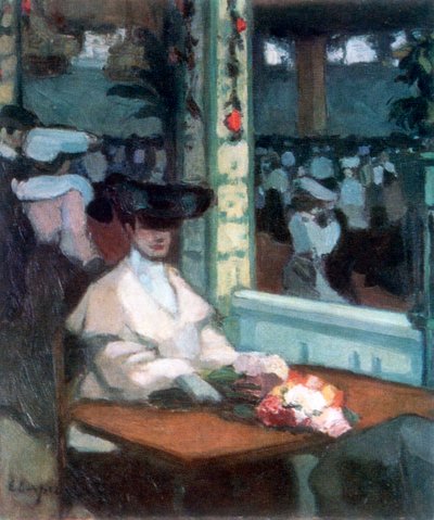 等待中，穆林·德拉·加莱特（Moulin de la Galette），1905年。 作者 埃德蒙·伦佩鲁尔