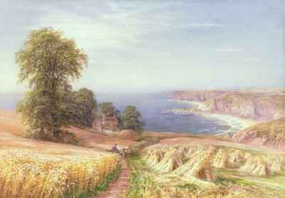 收获时间在海边，1881年 作者 埃德蒙·乔治·沃伦