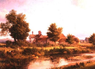布拉姆利附近的Unstead House景观 作者 埃德蒙·吉尔
