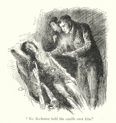 Charlotte Bronte 为 Jane Eyre 绘制的插图（石版画） 作者 埃德蒙·亨利·加勒特