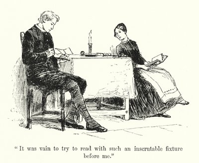 Charlotte Bronte 为 Jane Eyre 绘制的插图（石版画） 作者 埃德蒙·亨利·加勒特