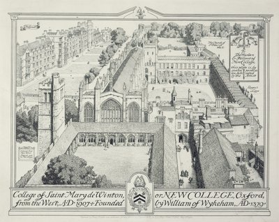 1928年圣玛丽德温顿学院或新学院 作者 埃德蒙·霍尔特（Edmund Hort）New