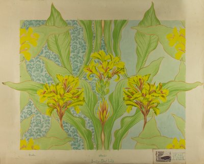 印度射百合，约 1895 年（纸上水粉画） 作者 埃德蒙·亨特