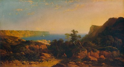 来自惠特比附近的Mulgrave Woods，1860年 作者 埃德蒙·约翰·尼曼