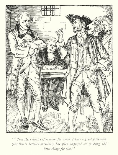 Illustration for The Vicar of Wakefield by Oliver Goldsmith (litho) 作者 埃德蒙·约瑟夫·沙利文