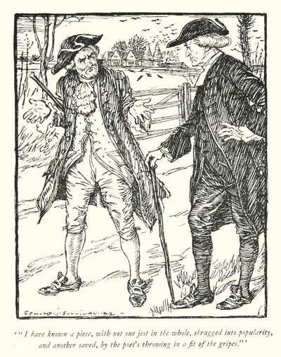 Illustration for The Vicar of Wakefield by Oliver Goldsmith (litho) 作者 埃德蒙·约瑟夫·沙利文