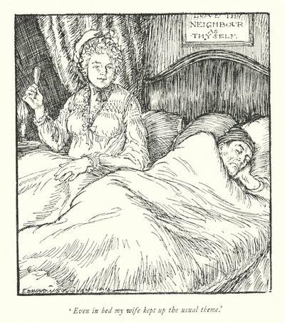 Illustration for The Vicar of Wakefield by Oliver Goldsmith (litho) 作者 埃德蒙·约瑟夫·沙利文