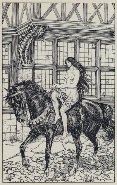 丁尼生，公平女性和其他诗歌的插图 作者 沙利文之后的埃德蒙·约瑟夫