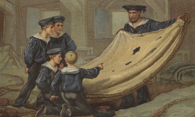 特拉法加遗址（chromolitho） 作者 埃德蒙·理查德·怀特