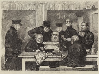 新战争和老勇士，切尔西医院的素描 作者 Edmund Richard White