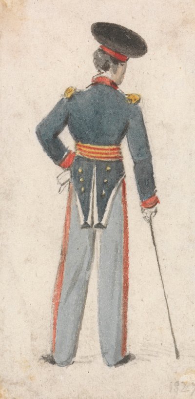 士兵背影 作者 Edmund Thomas Parris