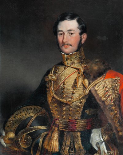 伊斯特伯里（Eastbury）的F Farquharson上尉，多塞特郡（Derset），第7轻骑兵（1836） 作者 Edmund Thomas Parris