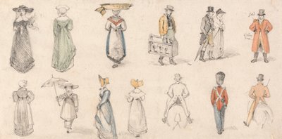 人物研究：人物研究：妇女、工匠等 作者 埃德蒙·托马斯·帕里斯（Edmund Thomas Parris）