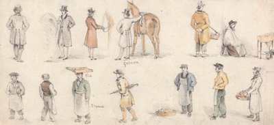 对商人和马夫的研究 作者 埃德蒙·托马斯·帕里斯（Edmund Thomas Parris）