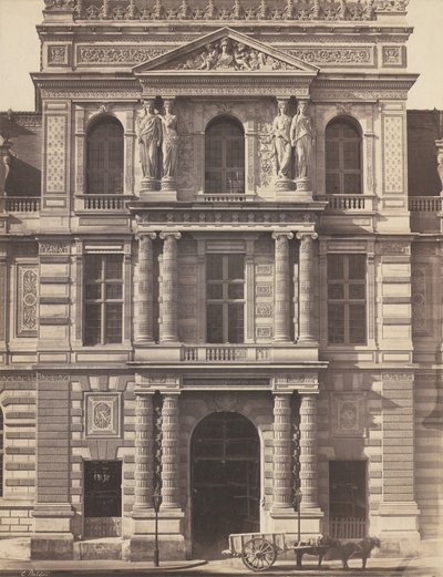 卢浮宫帝国图书馆，1856-1857。 作者 爱德华·巴尔杜斯（Edouard Baldus）
