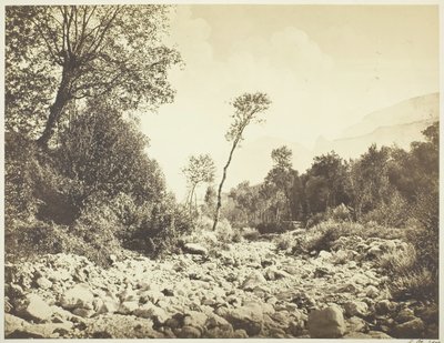 Voreppe Dauphine，约1855年。 作者 爱德华·巴尔杜斯（Edouard Baldus）
