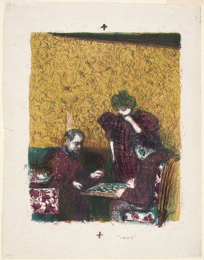 跳棋游戏 作者 爱德华·让·维亚尔