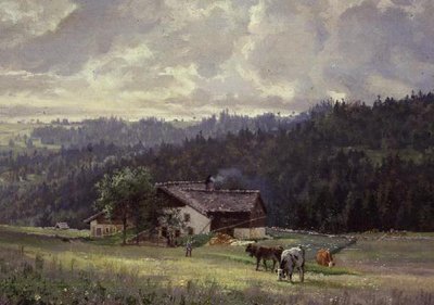 Chez Sandoz a la Joux Perret 作者 爱德华·珍玛莉