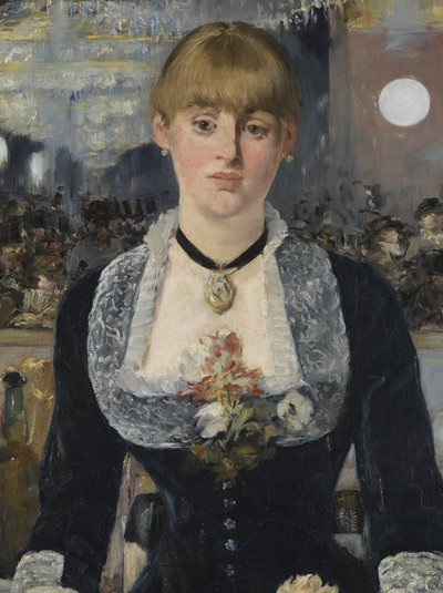 Folies-Bergere的酒吧，1881-82（详情2536） 作者 爱德华·马奈