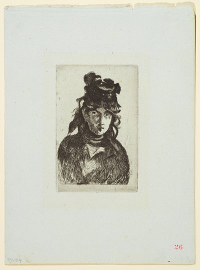 贝特·莫里索（Berthe Morisot） 作者 爱德华·马奈