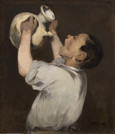 投手的男孩，约1862-72年 作者 爱德华·马奈