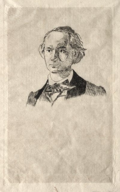 查尔斯·鲍德莱尔（Charles Baudelaire），1865年。 作者 爱德华·马奈