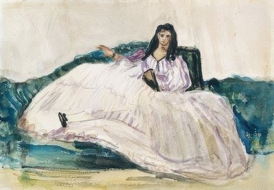 珍妮·杜瓦尔（Jeanne Duval）-La Maitresse de Baudelaire。嗯1862 作者 爱德华·马奈
