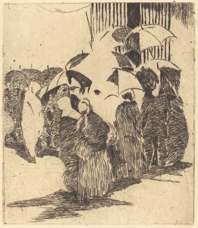 屠夫店前的队伍 屠夫店前的队伍，1870年。 作者 爱德华·马奈