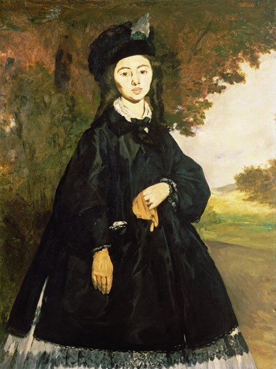 布鲁内太太 作者 Édouard Manet