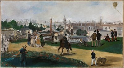 挪威文：  1867 年巴黎世界博览会景观 1867 年世界博览会景观 作者 爱德华·马奈