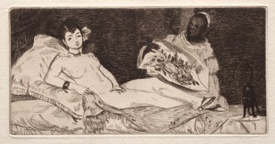1867年，奥林匹亚。 作者 爱德华·马奈
