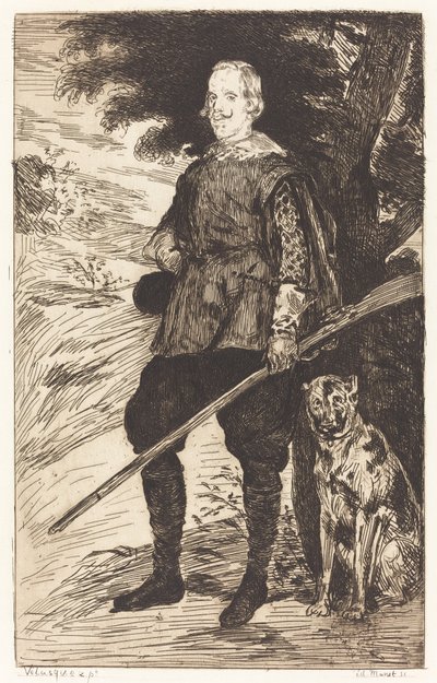 腓力四世，1862年。 作者 爱德华·马奈