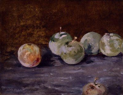 李子，1880年 作者 爱德华·马奈