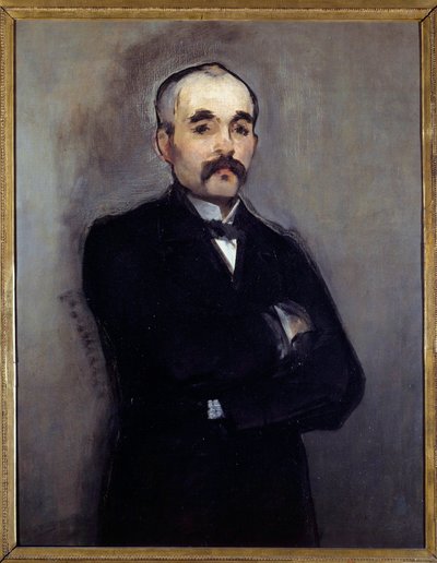 Georges Clemenceau (1841-1929) 的肖像画由爱德华·马奈 (1832-1883) 19 世纪太阳。 0,94 x 0,74 m 巴黎，奥赛博物馆 作者 爱德华·马奈