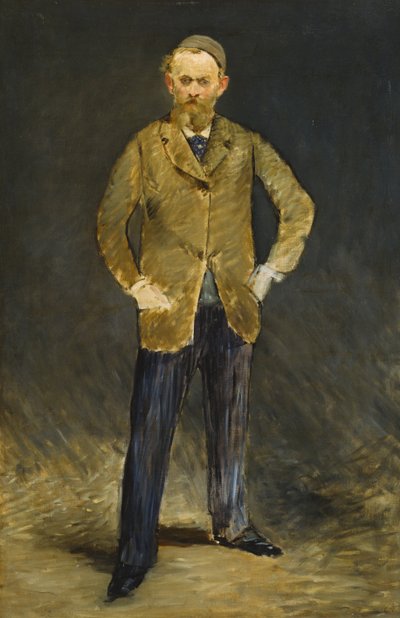 自画像，1878-1879年 作者 爱德华·马奈
