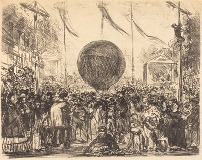 气球》，1862年。 作者 爱德华·马奈