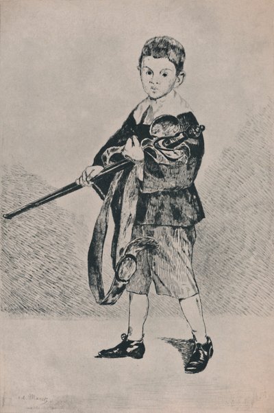 《带剑的男孩》，1862年，1946年 作者 爱德华·马奈