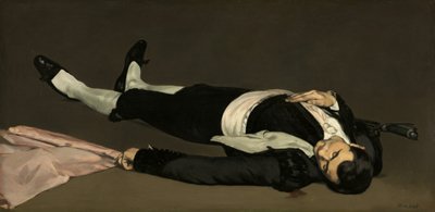死亡的Toreador，可能是1864年。 作者 爱德华·马奈