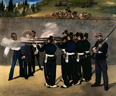 马克西米利安皇帝的执行，1867-8 作者 爱德华·马奈