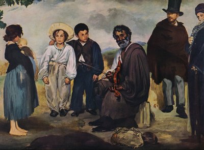 老音乐家，1862年 作者 爱德华·马奈
